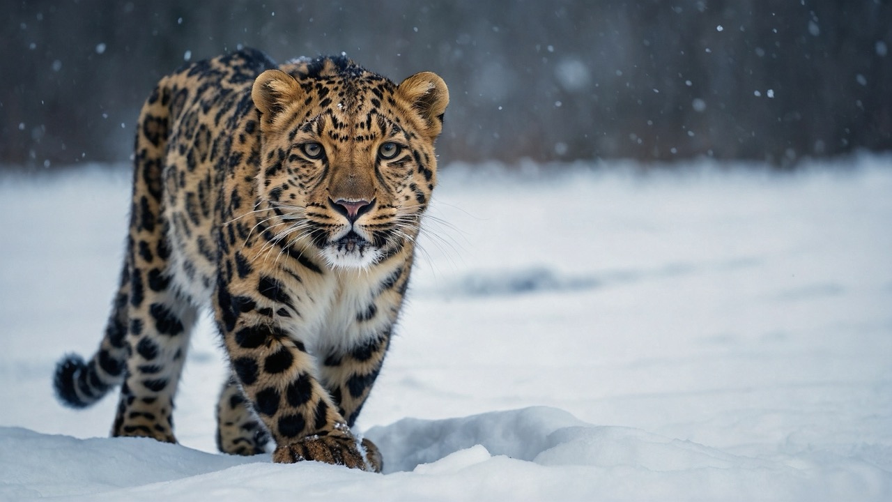 The Mysterious and Majestic Amur Leopard A Winter’s Tale